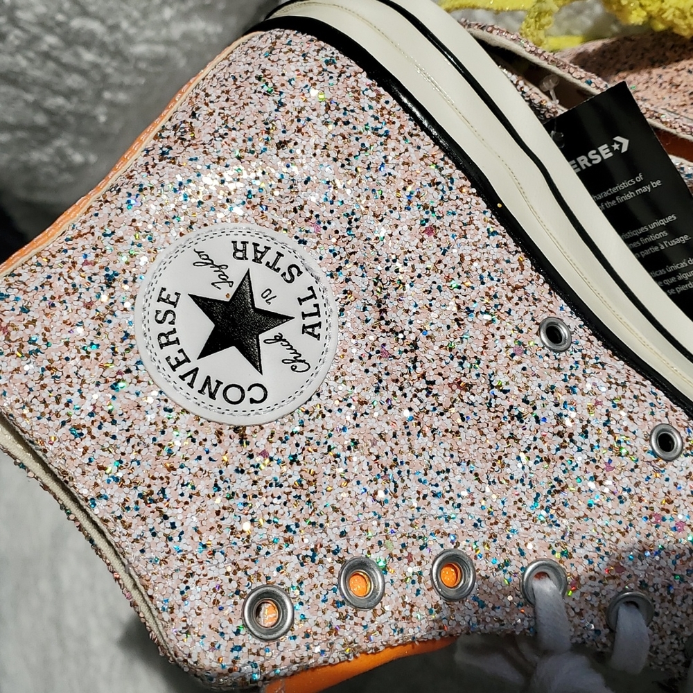 Converse x JW Anderson Sneakers Pink / Orange Sparkle - Picture 5 of 17